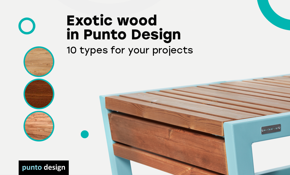 New: Exotic tropical wood in Punto Design