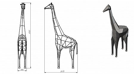 Sculpture «Giraffe»