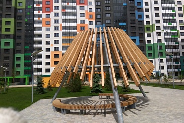Residential complex on Dmitrovskoe highway, Moscow (2015 year)